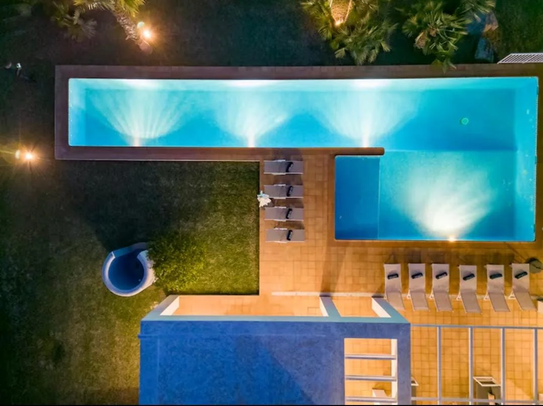 Pool by night