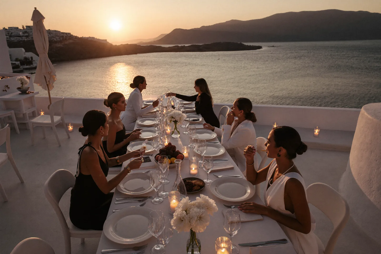 Sunset dinner